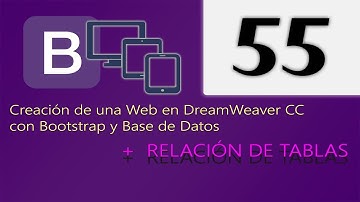 Cap 55 - Creación de una web en DreamWeaver CC con Bootstrap y Base de Datos