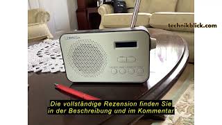 Produktbewertung LEMEGA MP2 Portable DAB Radio (Dunkelgrau, MP2)