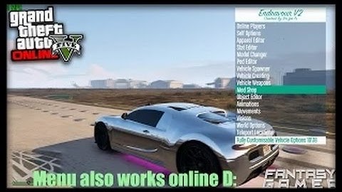 GTA 5 MOD MENU SHOWCASE MOD BY Chr0m3 x MoDz