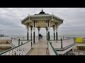 Brighton, England. Walk from Hove Lawns to The Palace Pier