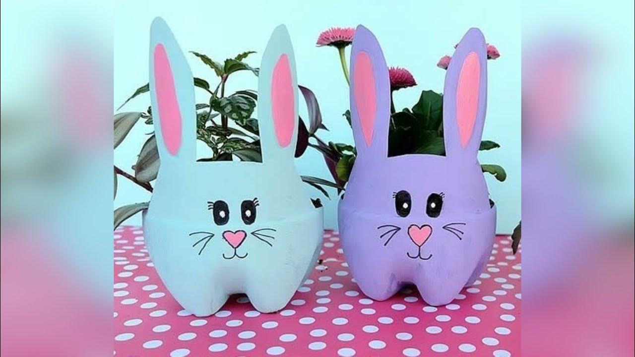 Мастер-класс. Цветочный горшок из пластиковой бутылки - YouTube