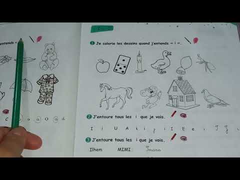 دفتر الانشطة للغة الفرنسية السنة الثالثة إبتدائي حل الصفحة 6و7