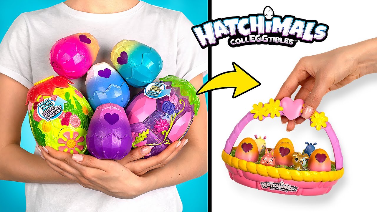 ⁣Открываем яйца Hatchimals CollEGGtibles со зверушками и красивыми феями!