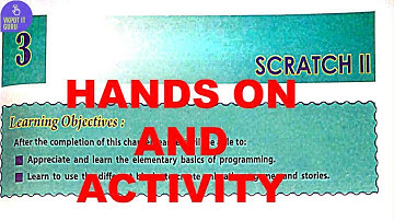 DAV CLASS 7 COMPUTER CHAPTER 3 | HANDS ON AND ACTIVITY | SCRATCH - Ii | SOLUTION  #dav