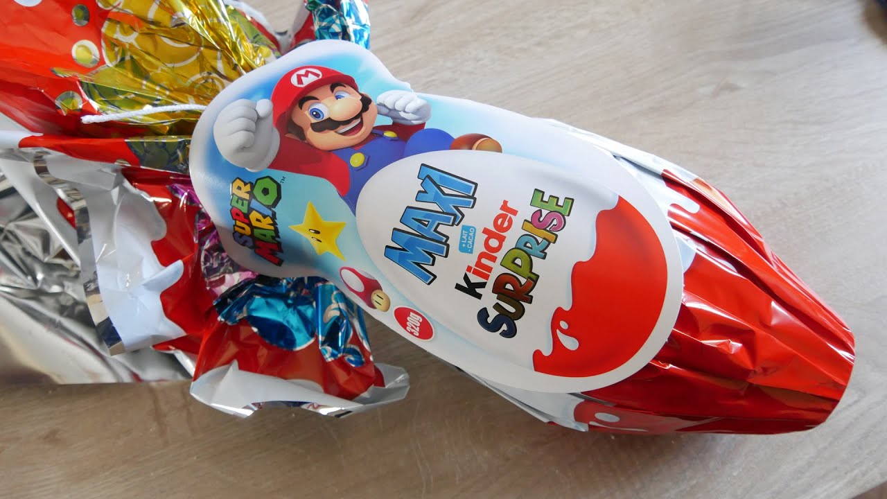 J'ouvres un Maxi Kinder Géant