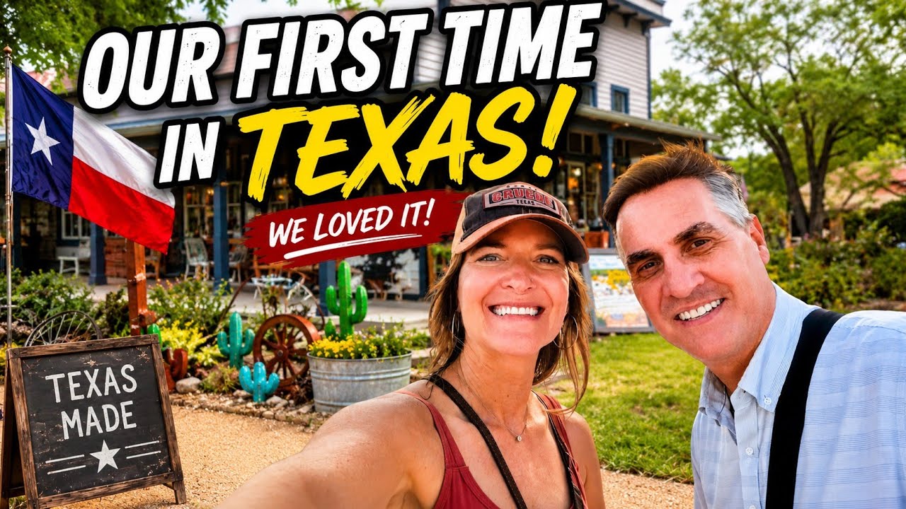 First Time in Texas! What We Discovered in Fredericksburg - YouTube