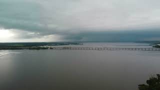 Storm rolling in over Waco Lake 5/16