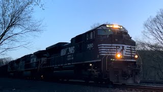Ns ballast train 91x with sd70m-2 leader at brickyard