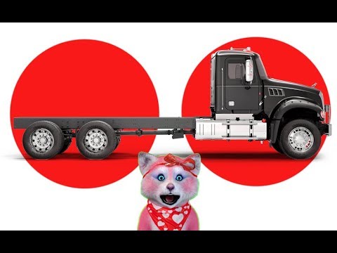 Опасный трюк на грузовике - Истории про машинки с Няшей Мурмяшей (3+)
