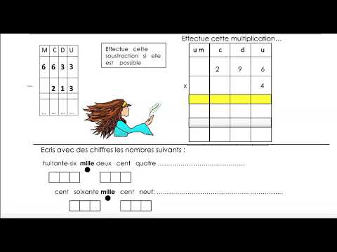 Maths 6P HARMOS Fiche 21 - YouTube