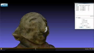 Meshlab editing video 1 part 2