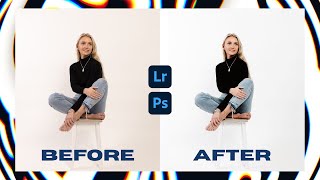 How To Edit Studio Portraits | Adobe Lightroom & Photoshop Tutorial screenshot 4