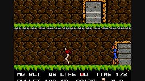 Lets Quickly Play Rolling Thunder (NES) - Part 3: Monkeys