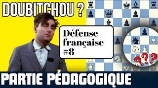 Défense française (8) : Partie d'échecs pédagogique