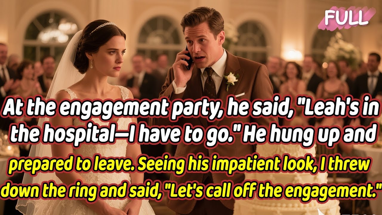 At the engagement party, he said, 