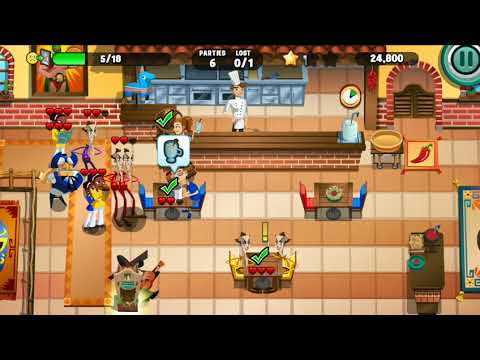 Diner Dash | level 128 | how to get 3 stars | tacos | Don't loose any customers