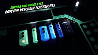 RovyVons EDC Keychain Flashlights (Aurora Gen 3 and Angel Eyes)