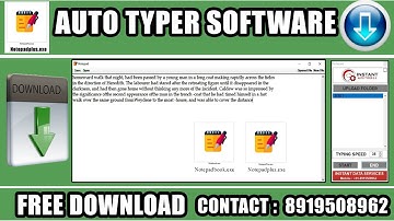 Auto Typer Software Free Download / Auto Typer Software Download / Auto typer Download