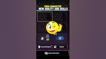 Koda Character New Ability | Koda Best Skills Combination #freefire #shorts