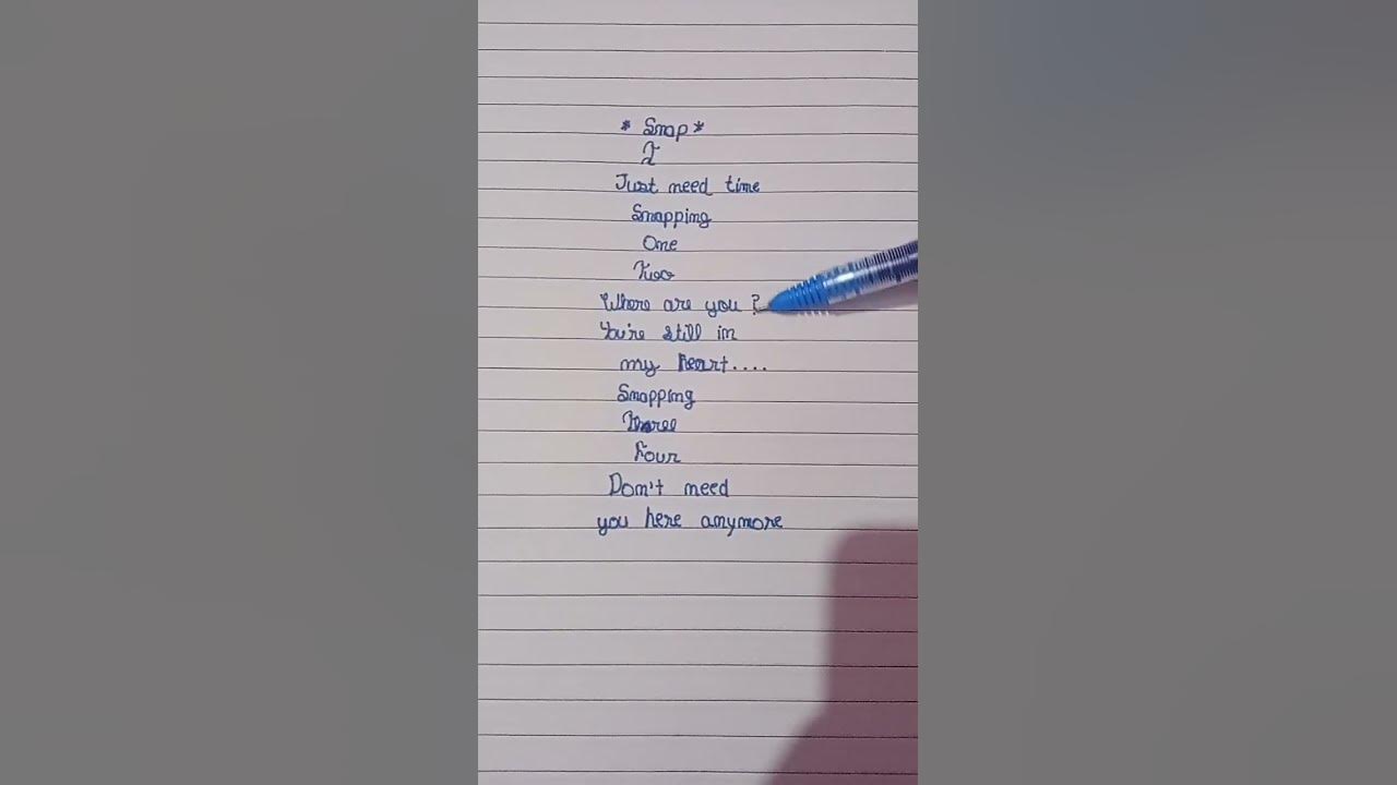 Snap song lyrics YouTube