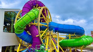 America’s First Rotating Slide - The Medusa's Slidewheel Ride at Mt. Olympus Waterpark