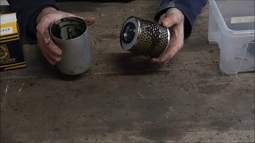 Classic car oil filters and how to change them
