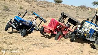 Sonalika750 Di Vs Mahindra 585 XP plus vs Swaraj 744 Xt Testing the Gear Capacity #mahindra #jcb