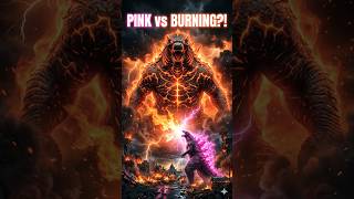 Pink Godzilla vs Burning Godzilla 😳🔥 Evolved vs Meltdown – Who Wins?! #raptoranimez #godzilla