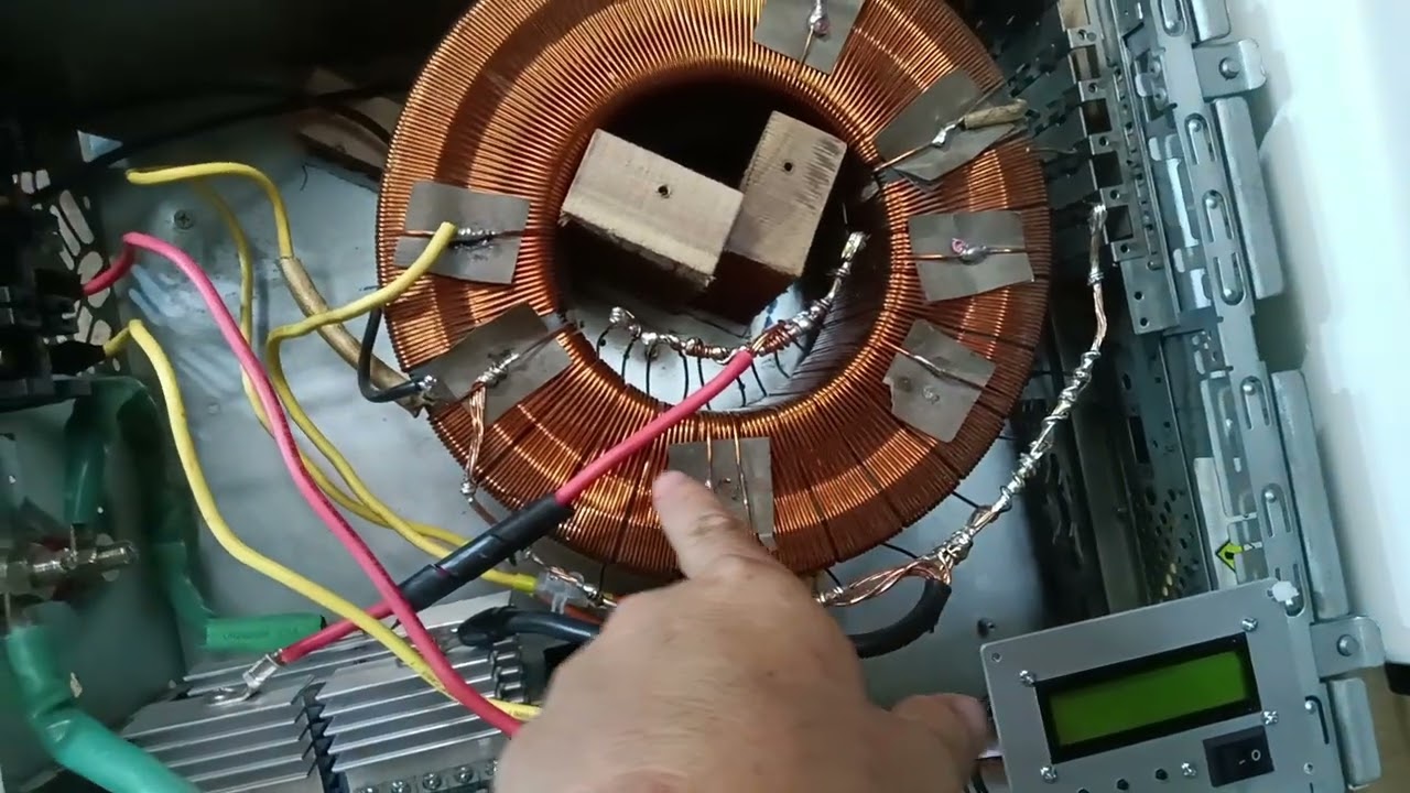 Chia sẻ cách tận dụng biến áp xuyến cũ làm kích điện sin  ac 220v