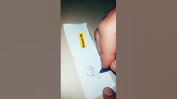 Requested VIP Autograph of Ifza🔥🌟💥 | how to make your own beautiful relaxing signature |#shorts