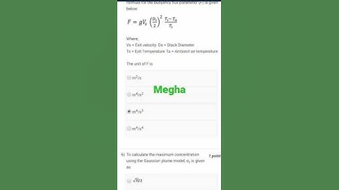 nptel 4th week assignment answer of air pollution