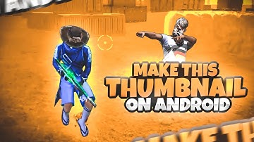 MAKE THUMBNAIL LIKE ALONE BOY FREE FIRE