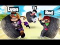 GIÙ DALL'ENORME SCIVOLO SU UNA RUOTA! SIMULATORE DI RUOTE IN ROBLOX