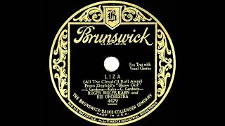 1929 Roger Wolfe Kahn - Liza (All The Clouds’ll Roll Away) (Dick Robertson, vocal)
