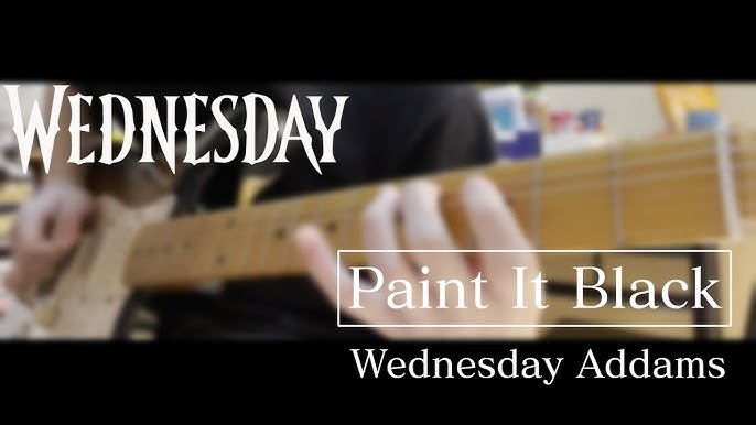 The Rolling Stones - Paint It Black (Wednesday Playing The Cello Theme) Tab  + 1staff by Yuta Ueno