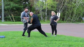 Bujinkan Ninjutsu, 6th Kyu, part 16 - 5 techniques using keri gaeshi #3