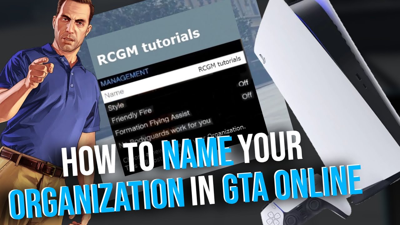 How To Name Your Organization In Gta How to name your organization in GTA online PS5 (2025) - YouTube