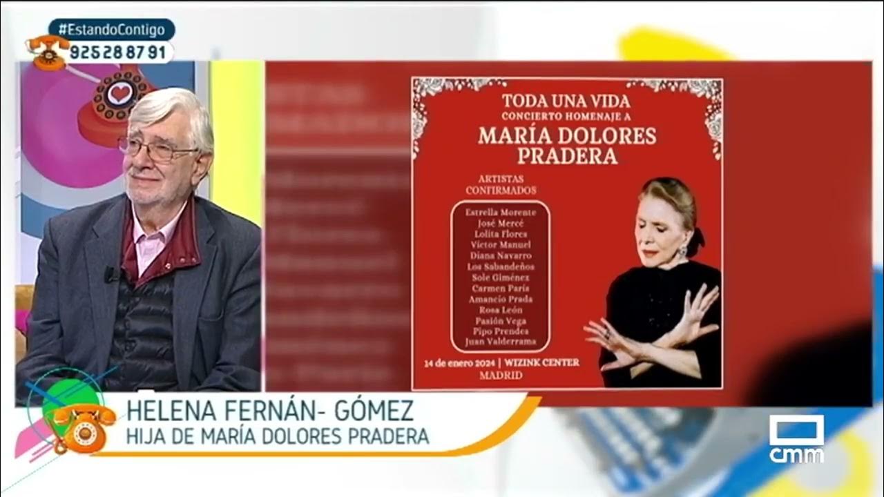 Homenaje a María Dolores Pradera con su hijo Fernando FernánGómez