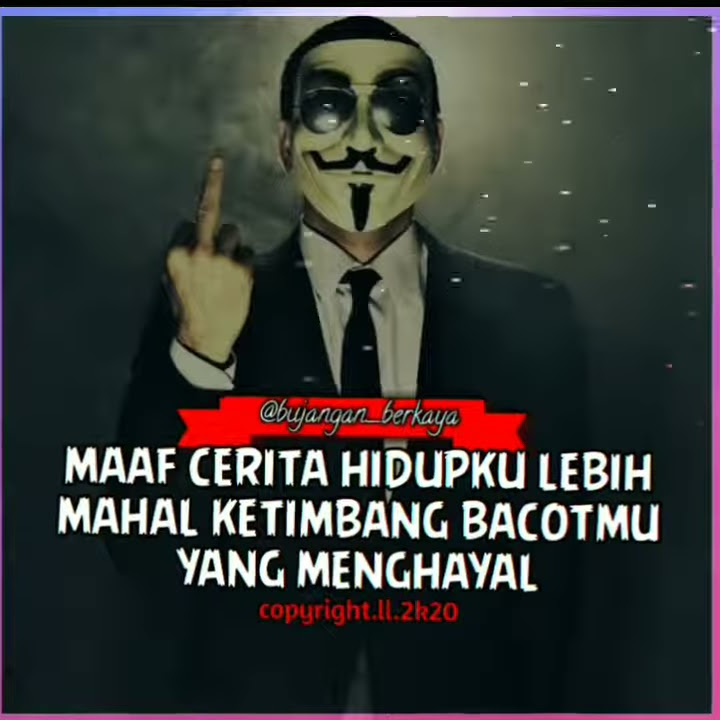 Buat yang banyak bacot snap wa