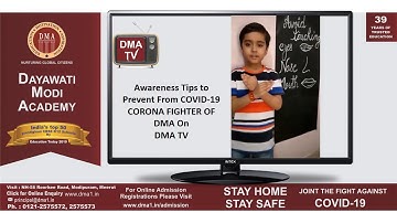Awareness Tips to Prevent From COVID-19 Part II | No to Hand Sake | CORONA FIGHTERS OF DMA | DMA TV