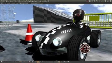 Blender Game Engine: car game test