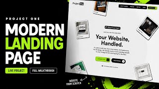 Building ProjectOne — From Design to Code | Part 2 HTML and CSS Website for Beginners 