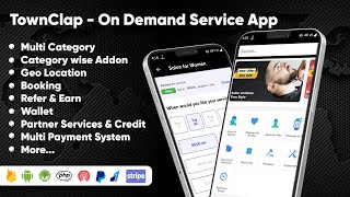 TownClap - On Demand Home Services | Handyman App Clone | Urbanclap Clone | TaskRabbit | CSCODETECH screenshot 2