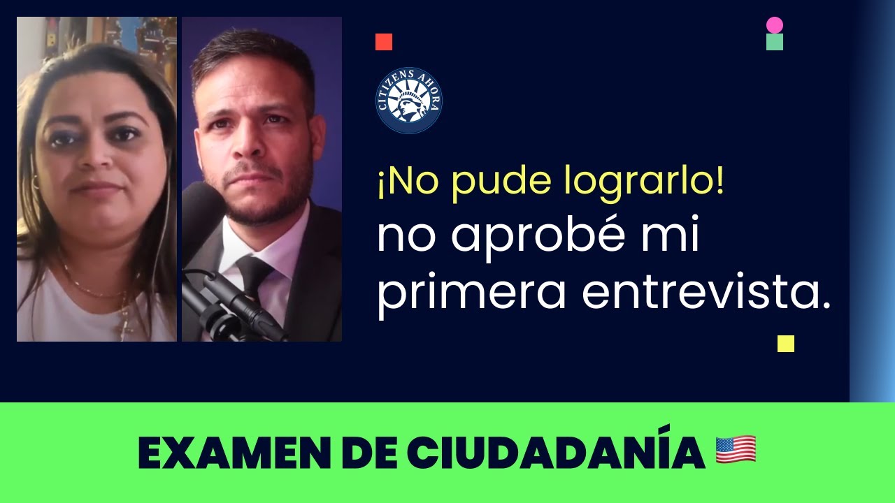 No lo pude hacer la primera vez - Ciudadanía Americana 2023 🇺🇸