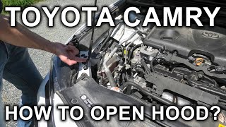 Toyota Camry (2018-2025): How To Open Hood?