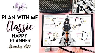 PLAN WITH ME| HORIZONTAL| The Happy Planner| New Year's Spread
