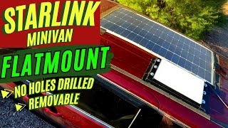 DIY Starlink Flatmount on a Minivan | Van Life Internet ANYWHERE