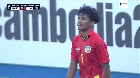 ไฮไลท์ชิงแชมป์อาเซียน U23 กลุ่มเอนัดแรก ติมอร์-เลสเต 2-2 ฟิลิปปินส์
