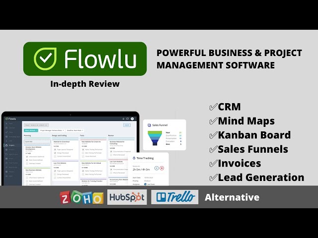 Flowlu - Business and Project management software with CRM [Review & Demo]