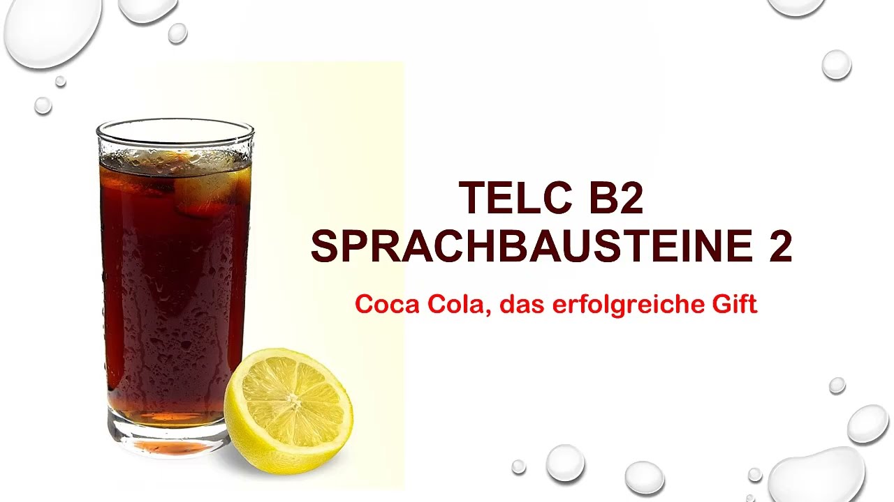telc B2 Sprachbausteine Coca Cola